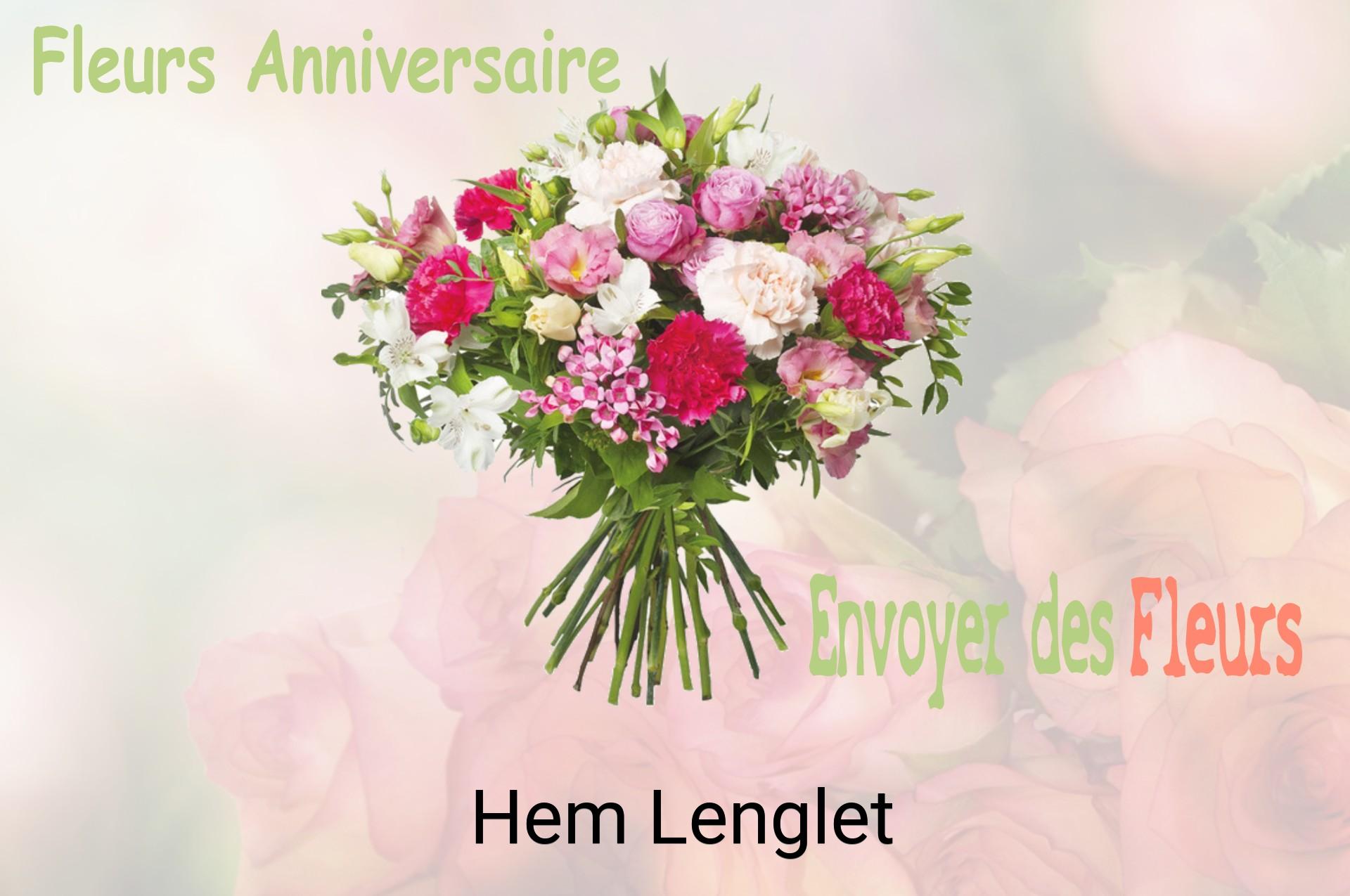 Bouquet de fleurs d’anniversaire livré à Hem-Lenglet